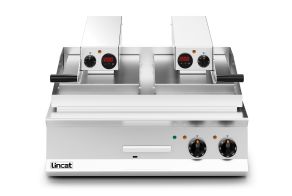 Lincat Opus 800 Electric Counter-top Clam Griddle - 1 x Flat Plate; 1 x Ribbed Plate - W 800 mm - 17.2 kW