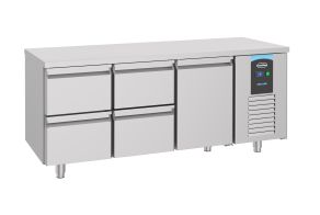 700 REFRIGERATED COUNTER 1 DOOR 4 DRAWERS ENERGY LINE