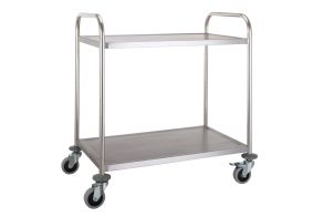 TROLLEY FLAT-PACKED 2 SHELVES