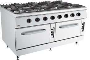 BASE 900 GAS STOVE 8 BU. WITH GAS OVEN