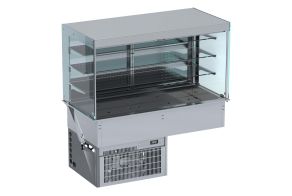 DROP-IN CUBIC REFRIGERATED DISPLAY WALL MODEL - ROLL-UP 4/1