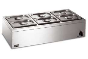 Lincat Silverlink 600 Electric Counter-top Bain Marie - Dry Heat - Gastronorms - Base only - W 300 mm - 0.5 kW