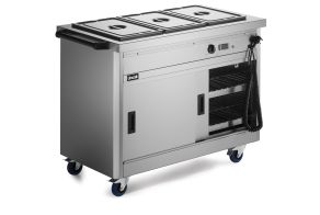 Lincat Panther 670 Series Free-standing Hot Cupboard - Bain Marie Top - 3GN - W 1205 mm - 2.8 kW