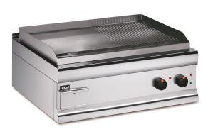 Lincat Silverlink 600 Electric Counter-top Griddle - Half-Ribbed Plate - W 750 mm - 6.0 kW