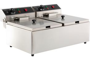 ELECTRIC COUNTER FRYER 2X6 L