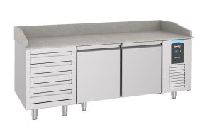PIZZA COUNTER 2 DOORS 5 DRAWERS